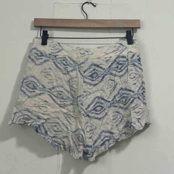 Design Lab Lord & Taylor Blue Tie Dye Shorts Small Art - Picture 4 of 5